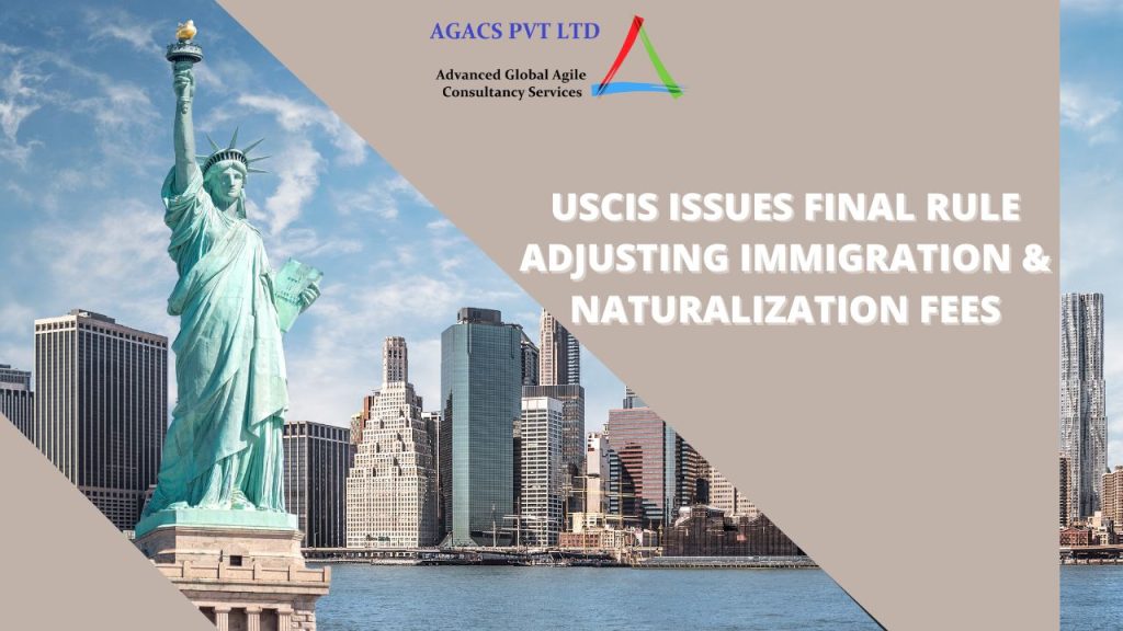 USCIS Issues Final Rule Adjusting Immigration and Naturalization Fees